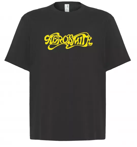 Футболка Оверсайз AEROSMITH YELLOW Чорний фото