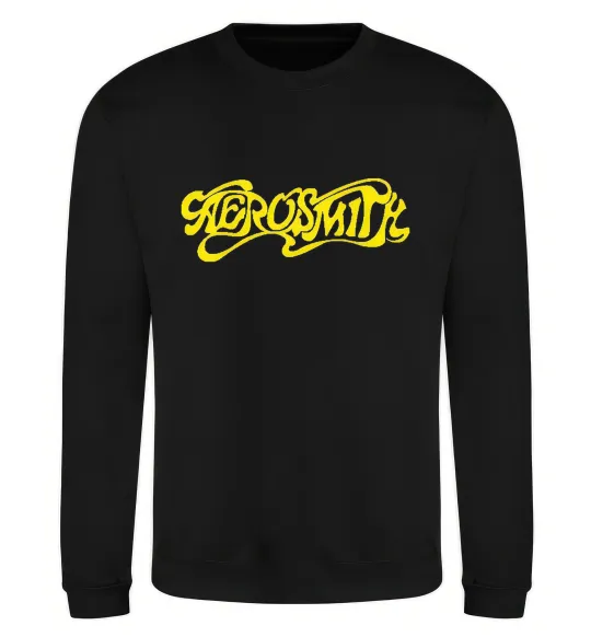 Свитшот AEROSMITH YELLOW Черный фото