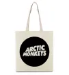 Эко-сумка ARCTIC MONKEYS ROUND Бежевый фото