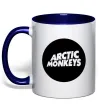 Чашка з кольоровою ручкою ARCTIC MONKEYS ROUND Глибокий темно-синій фото