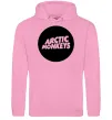 Чоловіча толстовка (худі) ARCTIC MONKEYS ROUND Рожевий фото