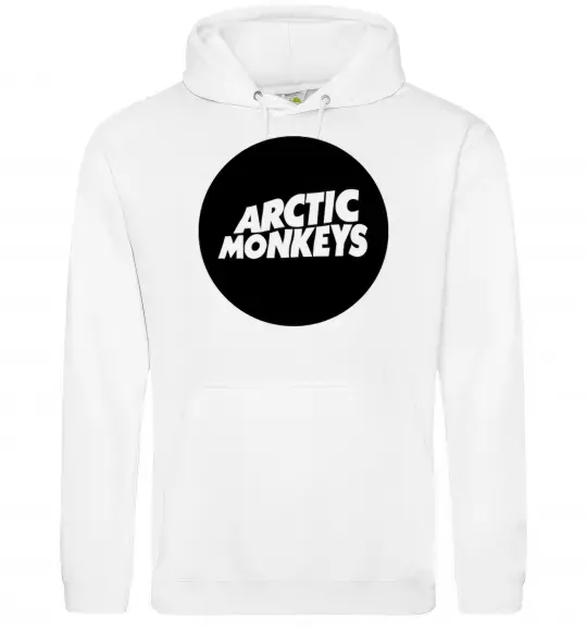 Мужская толстовка (худи) ARCTIC MONKEYS ROUND Белый фото