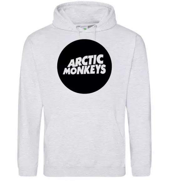 Мужская толстовка (худи) ARCTIC MONKEYS ROUND Серый меланж фото