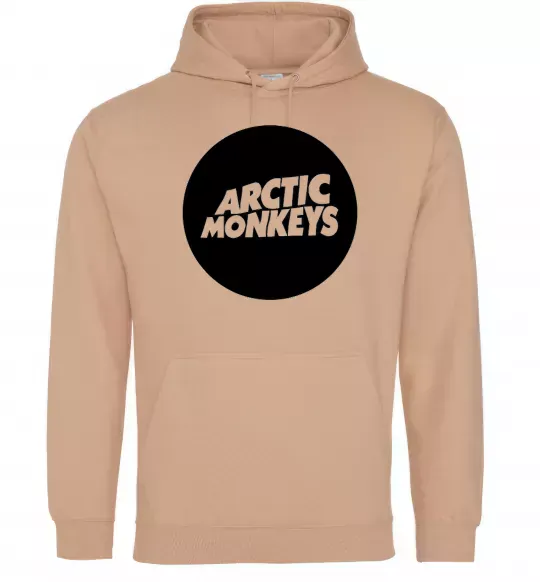 Мужская толстовка (худи) ARCTIC MONKEYS ROUND Песочный фото