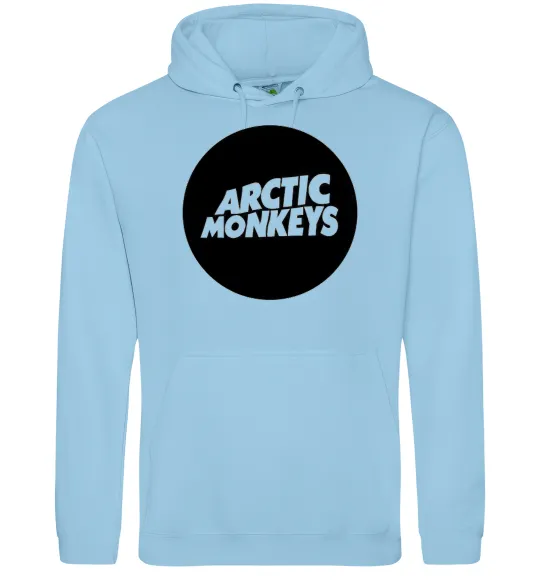 Чоловіча толстовка (худі) ARCTIC MONKEYS ROUND Блакитний фото