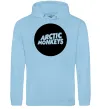 Чоловіча толстовка (худі) ARCTIC MONKEYS ROUND Блакитний фото