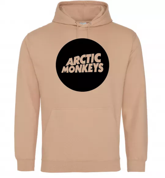 Жіноча толстовка (худі) ARCTIC MONKEYS ROUND Пісочний фото