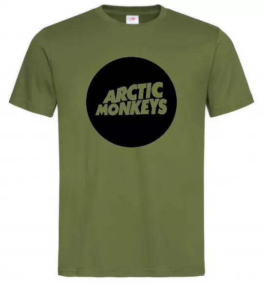 Мужская футболка ARCTIC MONKEYS ROUND Оливковый фото