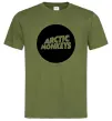 Мужская футболка ARCTIC MONKEYS ROUND Оливковый фото
