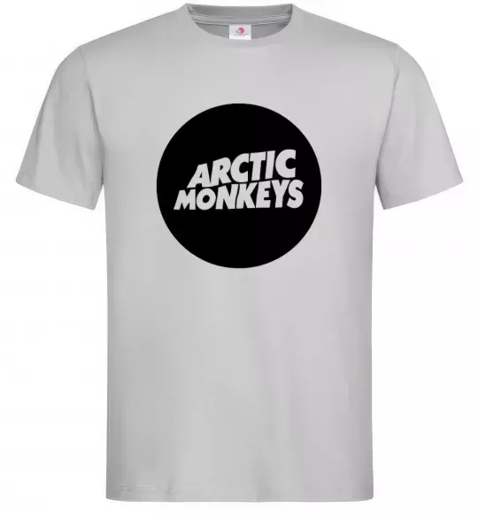 Мужская футболка ARCTIC MONKEYS ROUND Серый фото