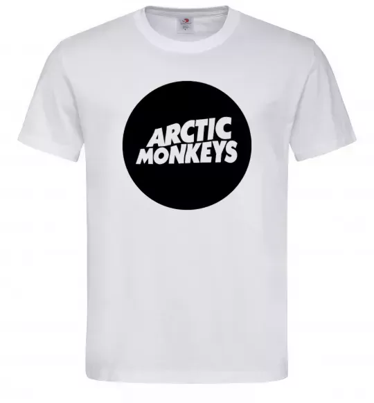 Мужская футболка ARCTIC MONKEYS ROUND Белый фото