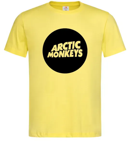 Мужская футболка ARCTIC MONKEYS ROUND Лимонный фото