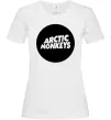 Женская футболка ARCTIC MONKEYS ROUND Белый фото