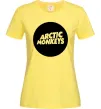 Женская футболка ARCTIC MONKEYS ROUND Лимонный фото