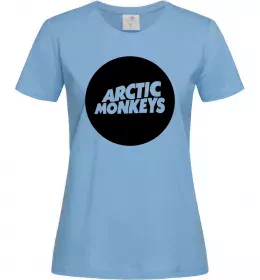 Женская футболка ARCTIC MONKEYS ROUND Голубой фото
