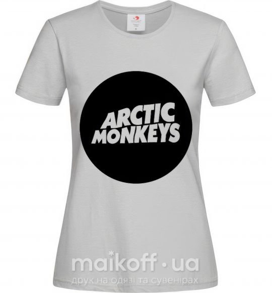 Женская футболка ARCTIC MONKEYS ROUND Серый фото