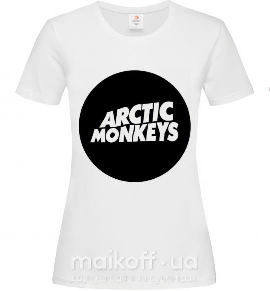 Жіноча футболка ARCTIC MONKEYS ROUND Білий фото