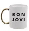 Чашка с цветной ручкой BON JOVI BOLD Золото фото