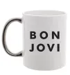 Чашка с цветной ручкой BON JOVI BOLD Серебро фото