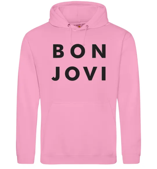 Чоловіча толстовка (худі) BON JOVI BOLD Рожевий фото