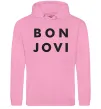 Чоловіча толстовка (худі) BON JOVI BOLD Рожевий фото