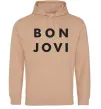 Чоловіча толстовка (худі) BON JOVI BOLD Пісочний фото