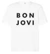 Футболка Оверсайз BON JOVI BOLD Белый фото