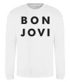 Свитшот BON JOVI BOLD Белый фото