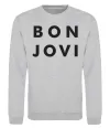 Свитшот BON JOVI BOLD Серый меланж фото