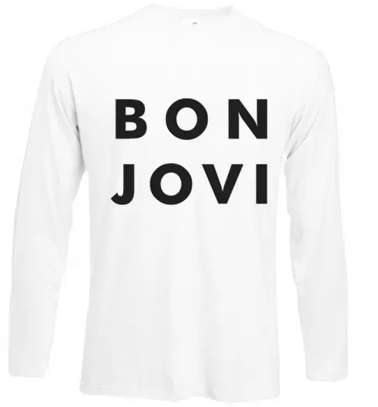Лонгслив BON JOVI BOLD Белый фото