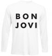 Лонгслів BON JOVI BOLD Білий фото