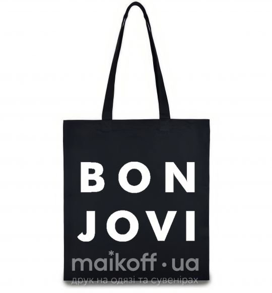 Еко-сумка BON JOVI BOLD Чорний фото