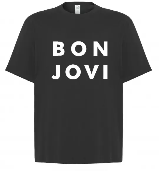 Футболка Оверсайз BON JOVI BOLD Черный фото