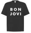 Футболка Оверсайз BON JOVI BOLD Черный фото