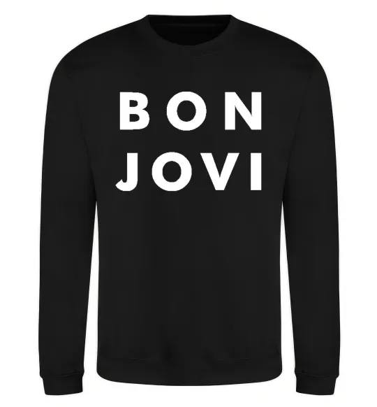 Свитшот BON JOVI BOLD Черный фото