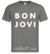 Мужская футболка BON JOVI BOLD Графит фото