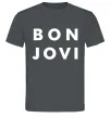 Мужская футболка BON JOVI BOLD Графит фото