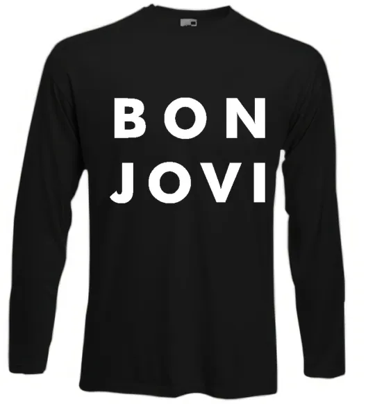 Лонгслив BON JOVI BOLD Черный фото