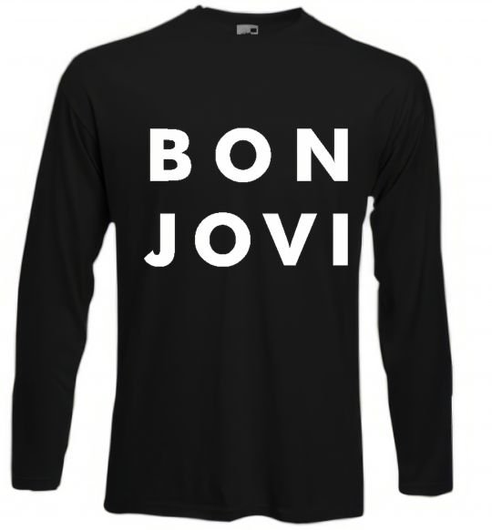 Реглан BON JOVI BOLD Черный фото