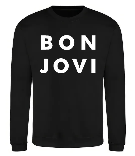 Свитшот BON JOVI BOLD Черный фото