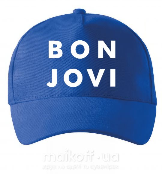 Кепка BON JOVI BOLD Ярко-синий фото