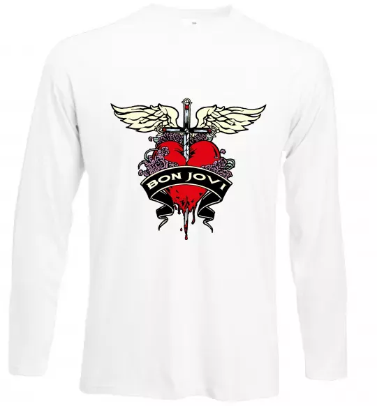 Лонгслив BON JOVI Белый фото
