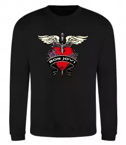 Свитшот BON JOVI Черный фото