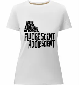 Женская премиум футболка Arctic monkeys figures Белый фото