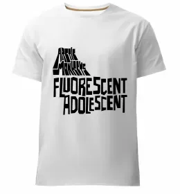 Мужская премиум футболка Arctic monkeys color Белый фото