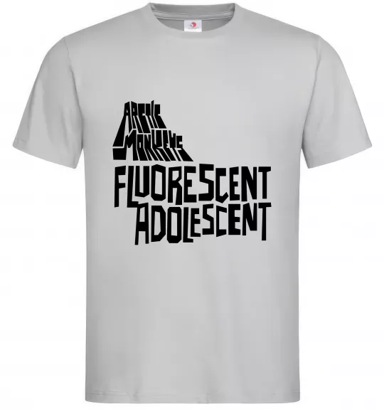 Чоловіча футболка ARCTIC MONKEYS band Сірий фото