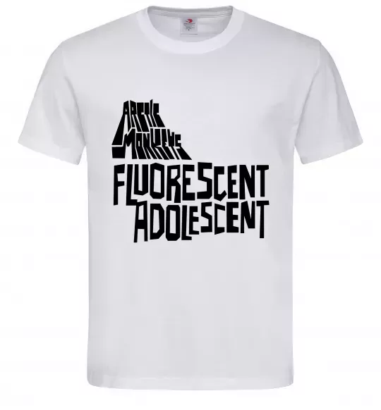 Чоловіча футболка ARCTIC MONKEYS band Білий фото