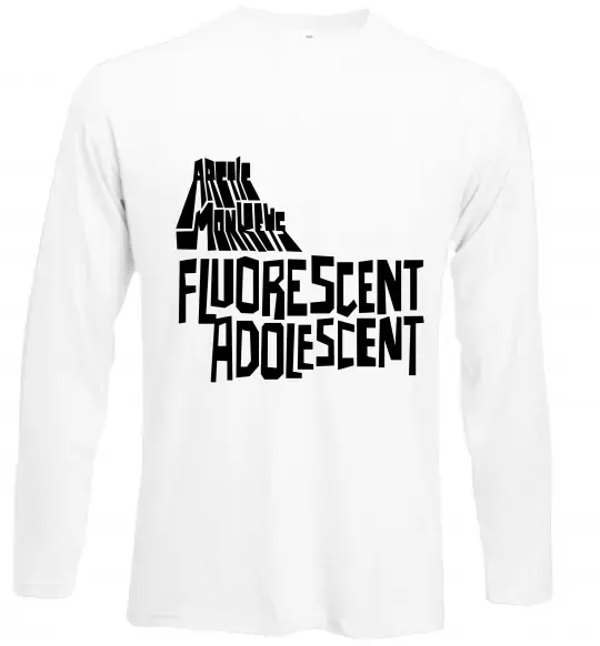 Лонгслив ARCTIC MONKEYS band Белый фото