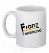 Чашка керамическая FRANZ FERDINAND Белый фото