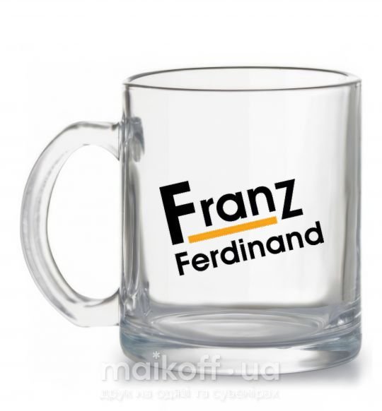 Чашка стеклянная FRANZ FERDINAND Прозрачный фото